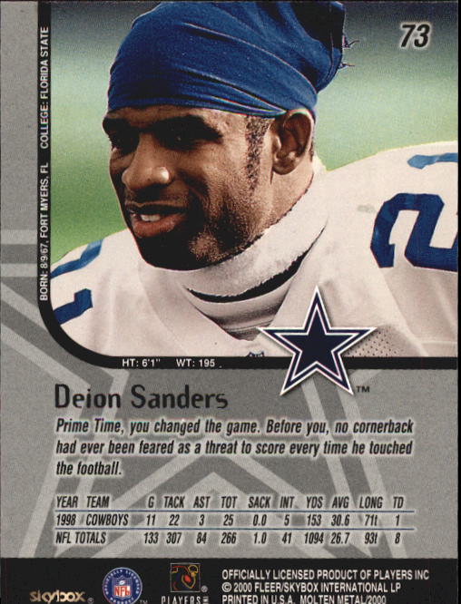 1999 Molten Metal (Skybox) Football "Main Set" Base Cards - Picture 109 of 203