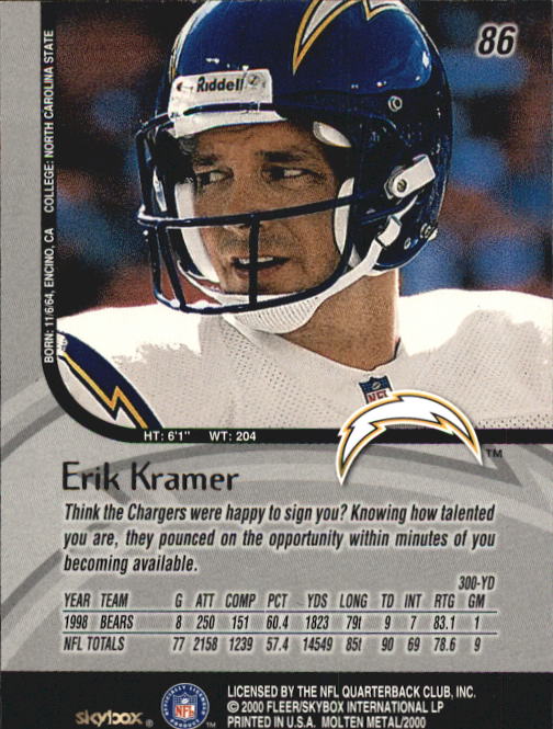 1999 Molten Metal (Skybox) Football "Main Set" Base Cards - Picture 133 of 203