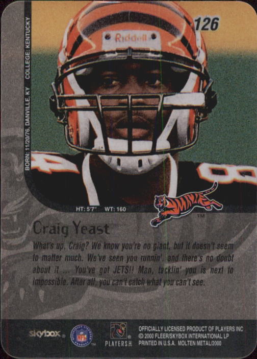 1999 Molten Metal (Skybox) Football "Main Set" Base Cards - Picture 193 of 203