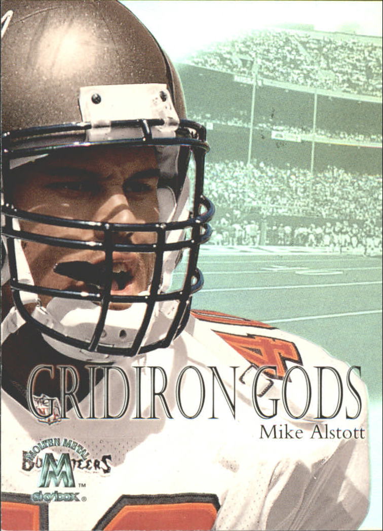 1999 SkyBox Molten Metal Gridiron Gods #GG3 Mike Alstott - NM-MT