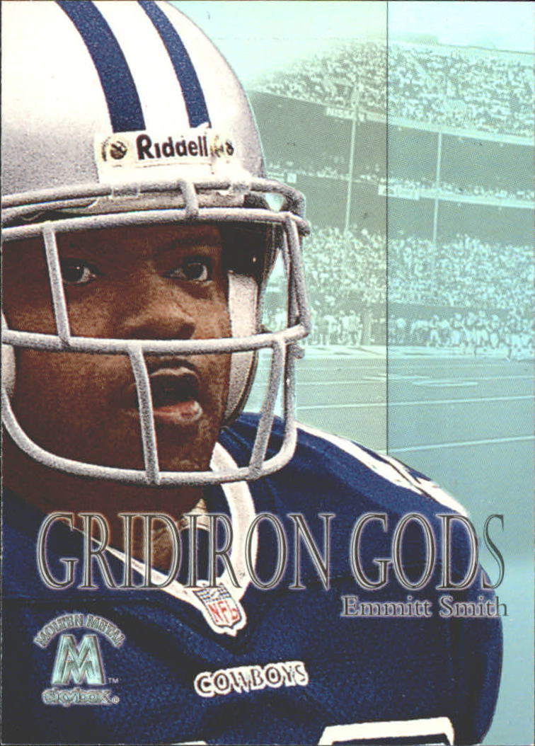 1999 SkyBox Molten Metal Gridiron Gods #GG12 Emmitt Smith