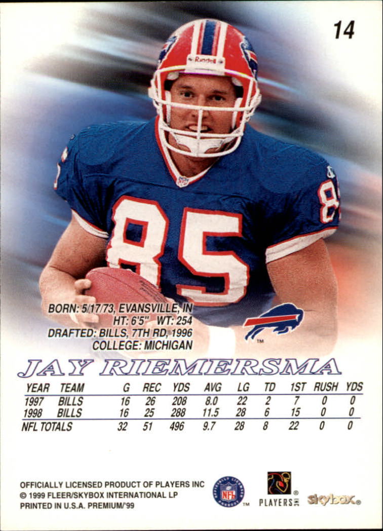 B0897- 1999 Skybox Premium Football Card #s 1-200 -You Pick- 15+ FREE US SHIP - Picture 21 of 349