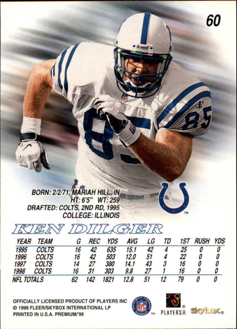 B0897- 1999 Skybox Premium Football Card #s 1-200 -You Pick- 15+ FREE US SHIP - Picture 107 of 349