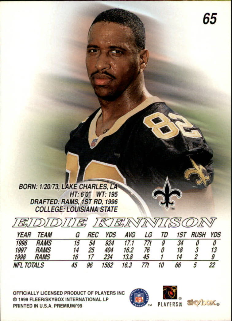B0897- 1999 Skybox Premium Football Card #s 1-200 -You Pick- 15+ FREE US SHIP - Picture 115 of 349