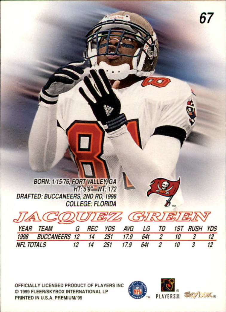 B0897- 1999 Skybox Premium Football Card #s 1-200 -You Pick- 15+ FREE US SHIP - Picture 119 of 349