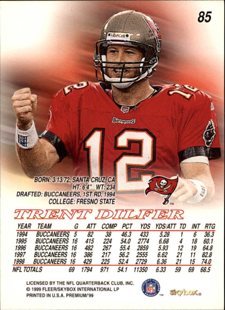 B0897- 1999 Skybox Premium Football Card #s 1-200 -You Pick- 15+ FREE US SHIP - Picture 149 of 349