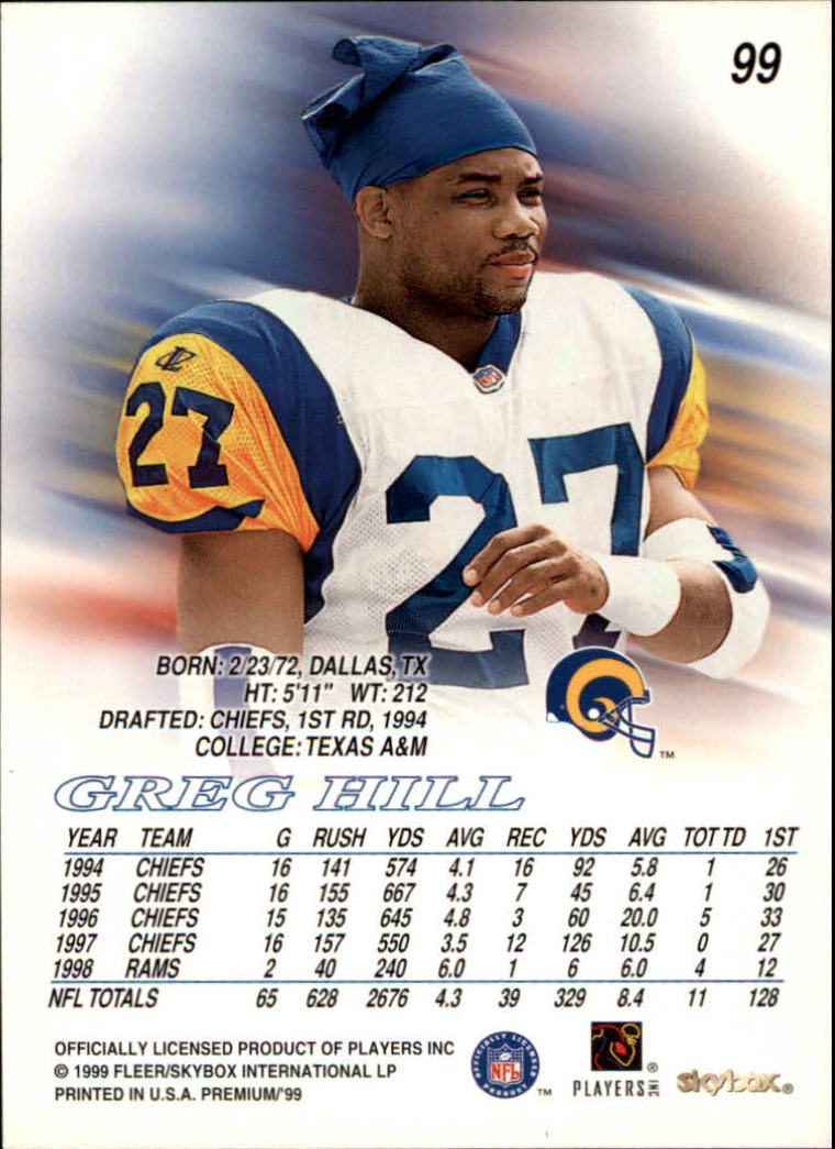 B0897- 1999 Skybox Premium Fußball Karte #S 1-200 -du Pick- 15 + Gratis US - Bild 173 von 349