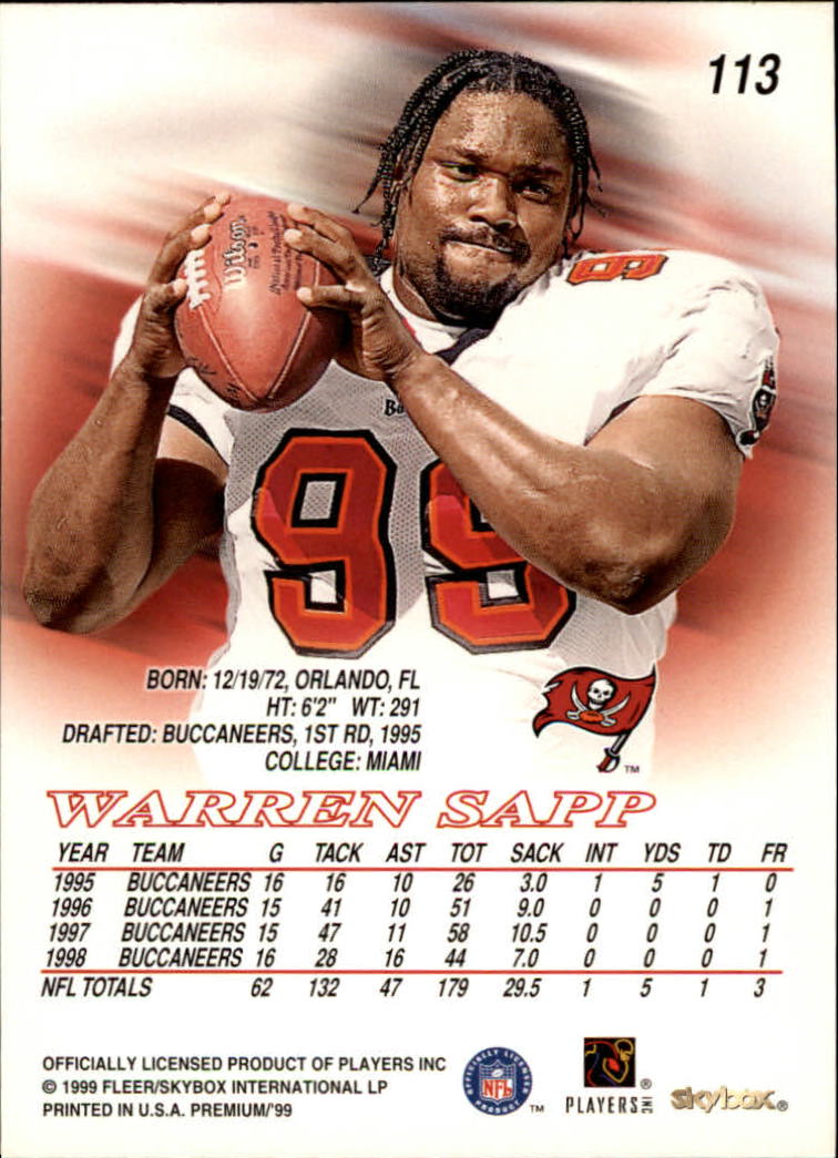 B0897- 1999 Skybox Premium Football Card #s 1-200 -You Pick- 15+ FREE US SHIP - Picture 193 of 349