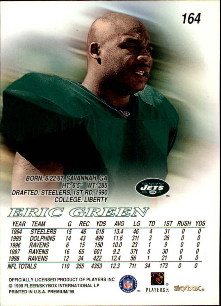 B0897- 1999 Skybox Premium Football Card #s 1-200 -You Pick- 15+ FREE US SHIP - Picture 281 of 349