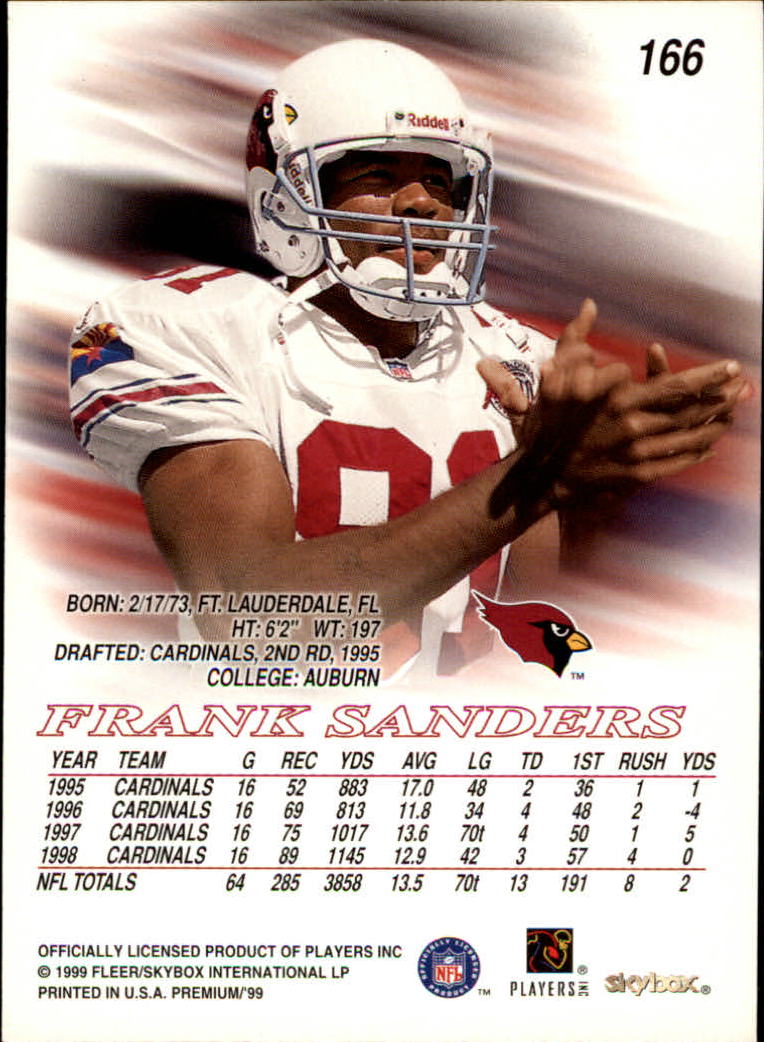 B0897- 1999 Skybox Premium Football Card #s 1-200 -You Pick- 15+ FREE US SHIP - Picture 285 of 349