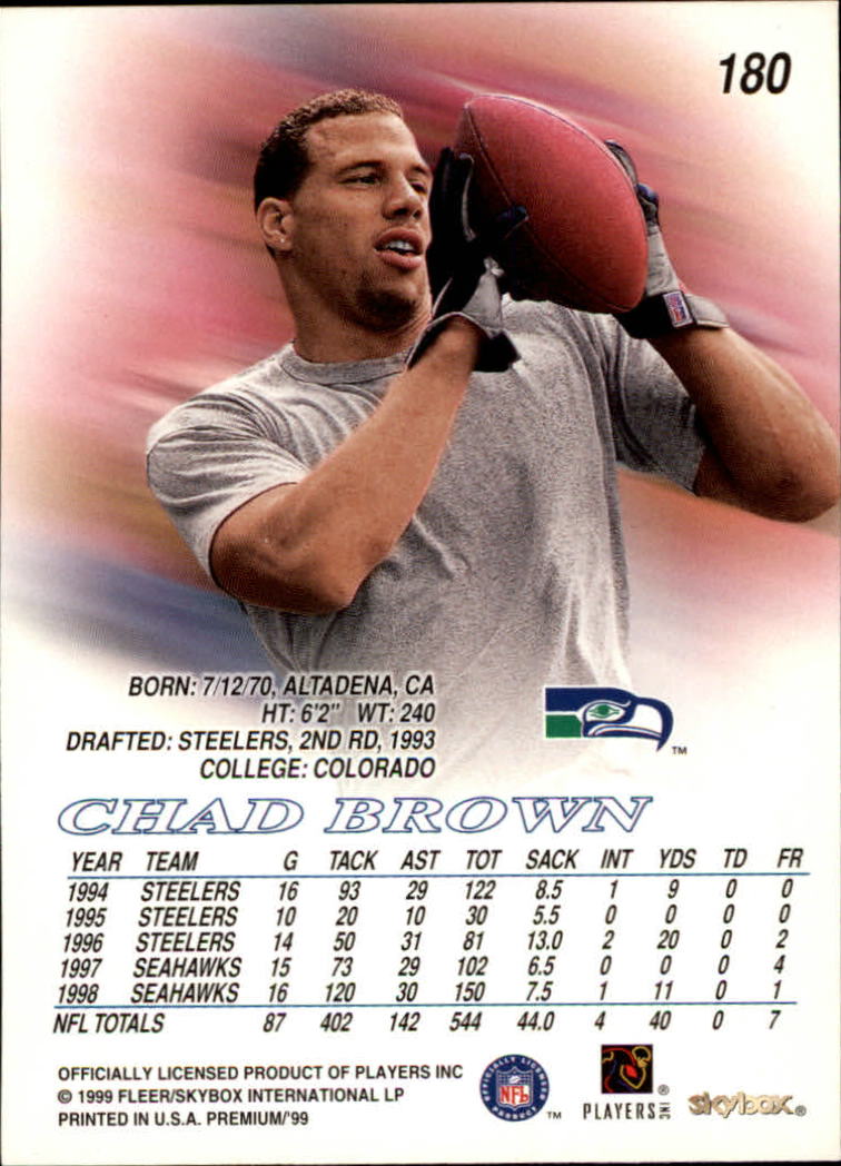 B0897- 1999 Skybox Premium Football Card #s 1-200 -You Pick- 15+ FREE US SHIP - Picture 309 of 349