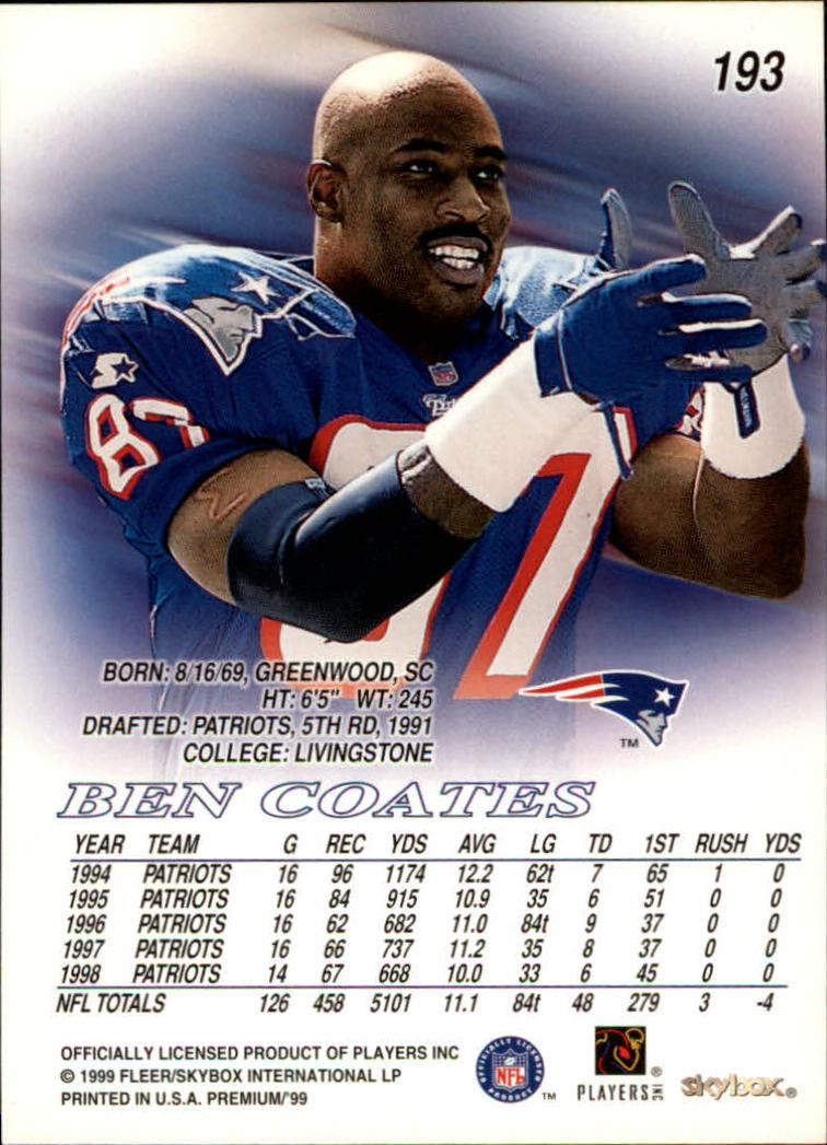 B0897- 1999 Skybox Premium Football Card #s 1-200 -You Pick- 15+ FREE US SHIP - Picture 335 of 349