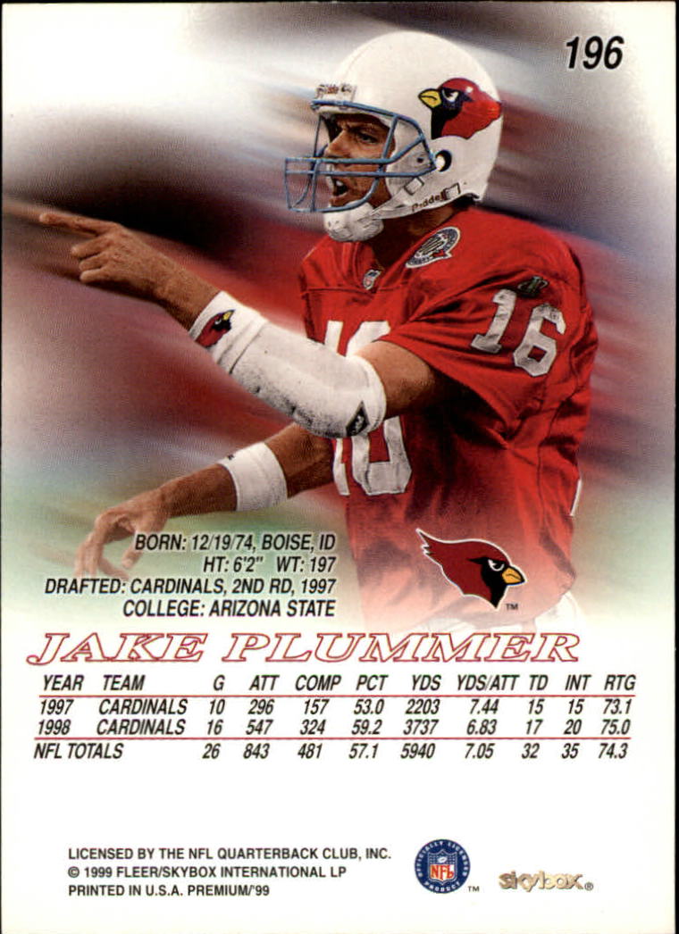 B0897- 1999 Skybox Premium Football Card #s 1-200 -You Pick- 15+ FREE US SHIP - Picture 341 of 349