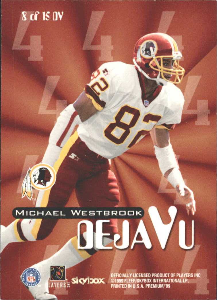 1999 SkyBox Premium DejaVu #8DV E.James/M.Westbrook back image