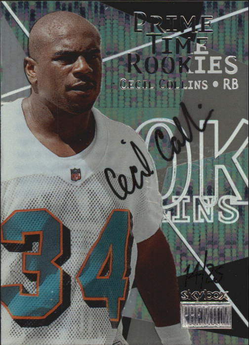 1999 SkyBox Premium Prime Time Rookies Autographs #7PR Cecil Collins