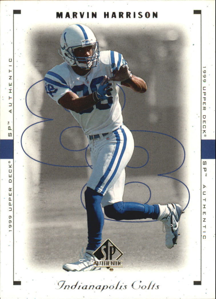 1999 SP Authentic #37 Marvin Harrison