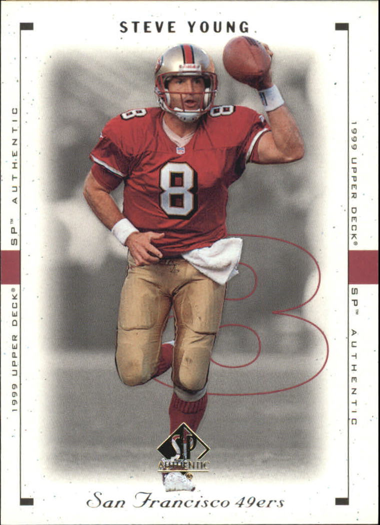1999 SP Authentic #75 Steve Young