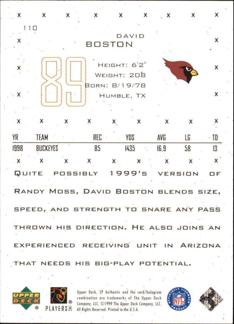 A7693- 1999 Sp Authentisch Fb Karten 1-145 + Rookies -du Pick- 15 + Gratis US - Bild 197 von 256