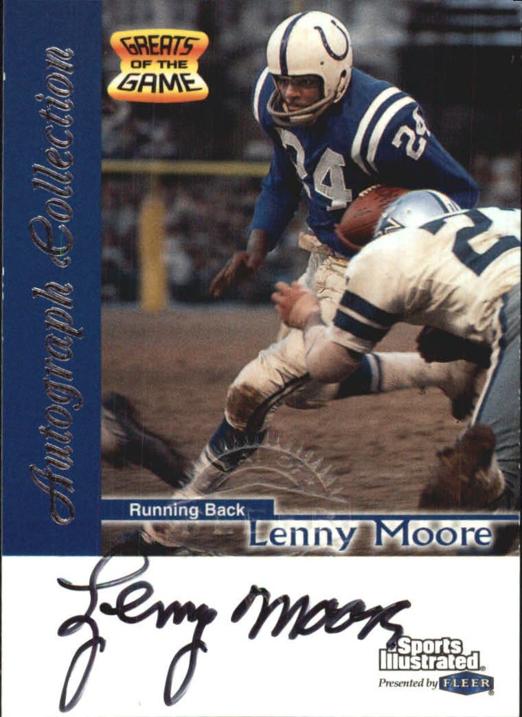 Buy Lenny Moore Cards Online  Lenny Moore Football Price Guide - Beckett