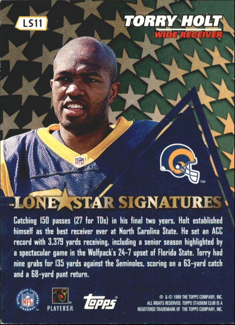 Buy Torry Holt Cards Online  Torry Holt Football Price Guide - Beckett