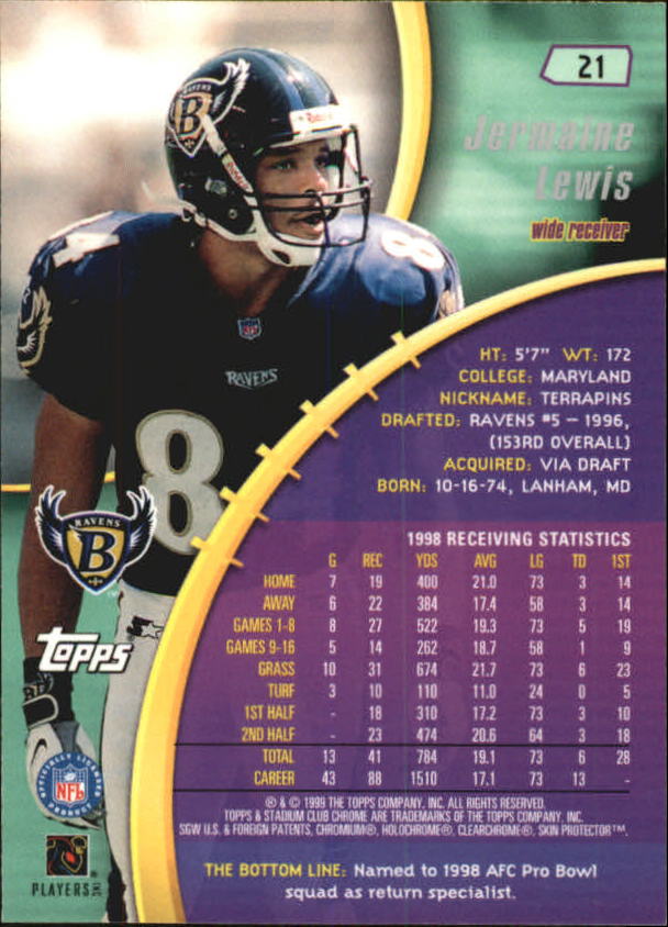 B0900- 1999 Stadium Club Chrome FB 1-150 +Inserts -You Pick- 15+ FREE US SHIP - Picture 34 of 208