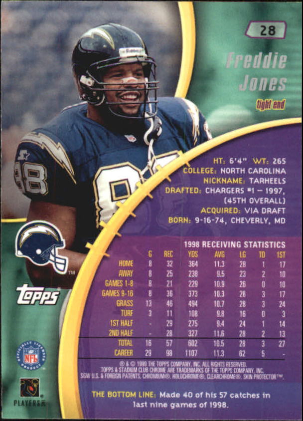B0900- 1999 Stadium Club Chrome FB 1-150 +Inserts -You Pick- 15+ FREE US SHIP - Picture 40 of 208