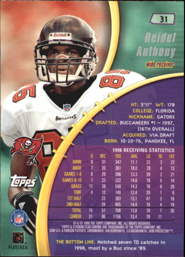 B0900- 1999 Stadium Club Chrome FB 1-150 +Inserts -You Pick- 15+ FREE US SHIP - Picture 42 of 208