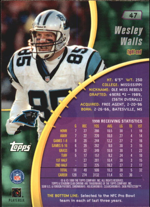 B0900- 1999 Stadium Club Chrome FB 1-150 +Inserts -You Pick- 15+ FREE US SHIP - Picture 62 of 208