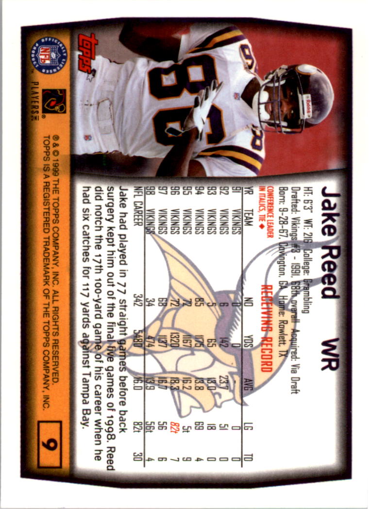 A8422- 1999 Topps Collection Football Cards 1-200 -You Pick- 15+ FREE US SHIP - Picture 19 of 387