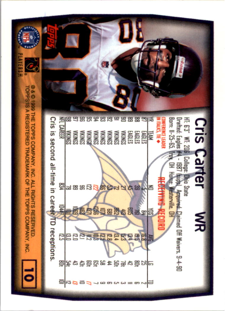 A8422- 1999 Topps Collection Football Cards 1-200 -You Pick- 15+ FREE US SHIP - Picture 21 of 387