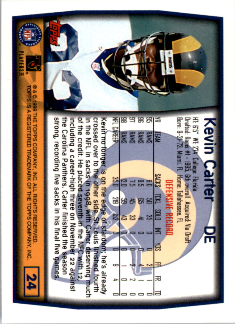 A8422- 1999 Topps Collection Football Cards 1-200 -You Pick- 15+ FREE US SHIP - Picture 45 of 387