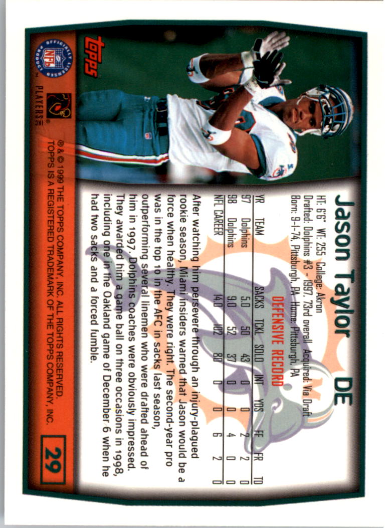 A8422- 1999 Topps Collection Football Cards 1-200 -You Pick- 15+ FREE US SHIP - Picture 55 of 387