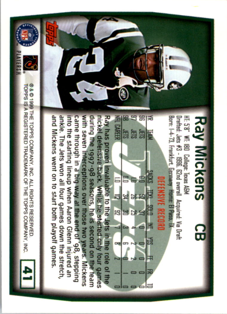 A8422- 1999 Topps Collection Football Cards 1-200 -You Pick- 15+ FREE US SHIP - Picture 79 of 387