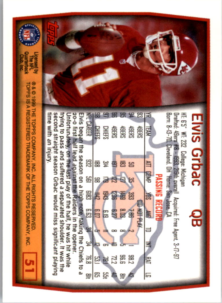 A8422- 1999 Topps Collection Football Cards 1-200 -You Pick- 15+ FREE US SHIP - Picture 99 of 387