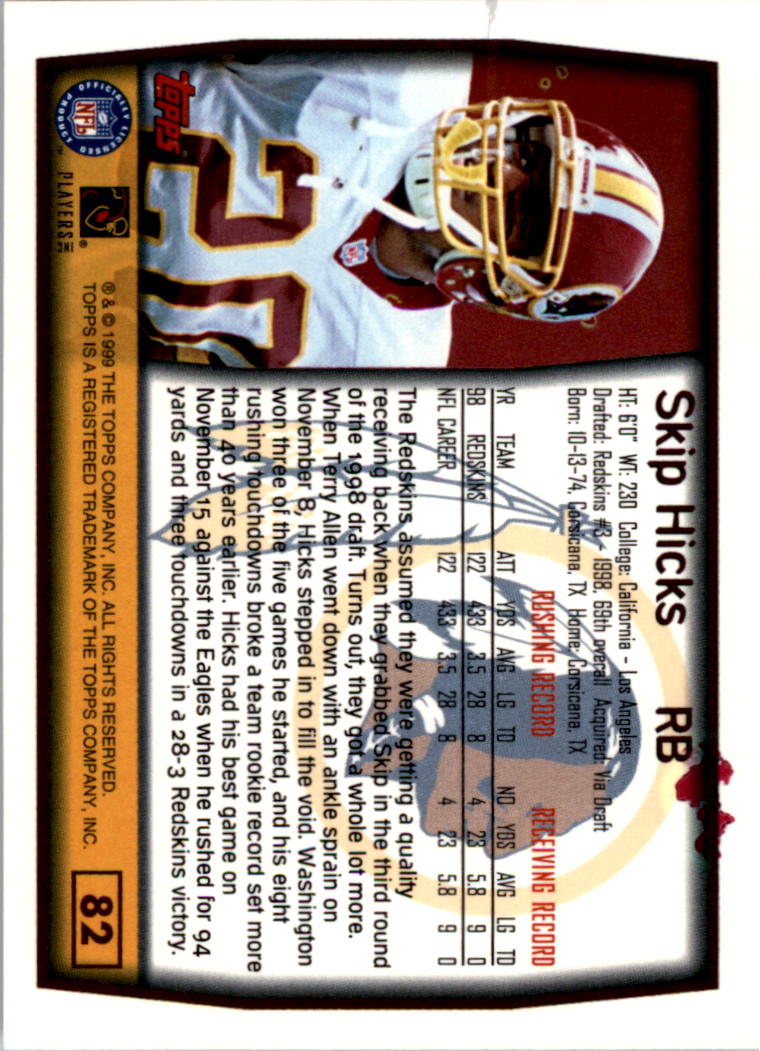A8422- 1999 Topps Collection Football Cards 1-200 -You Pick- 15+ FREE US SHIP - Picture 157 of 387