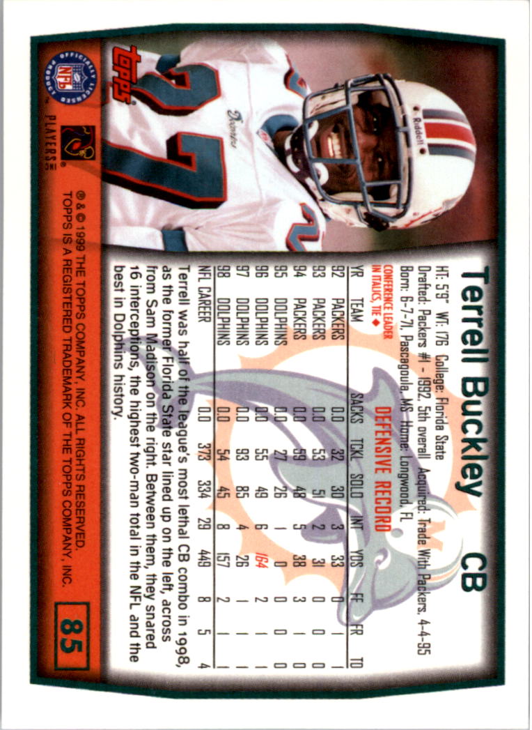 A8422- 1999 Topps Collection Football Cards 1-200 -You Pick- 15+ FREE US SHIP - Picture 163 of 387