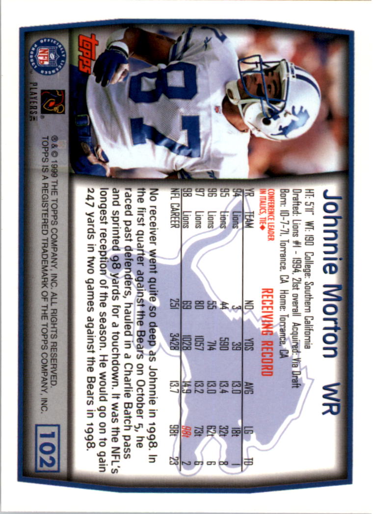 A8422- 1999 Topps Collection Football Cards 1-200 -You Pick- 15+ FREE US SHIP - Picture 197 of 387
