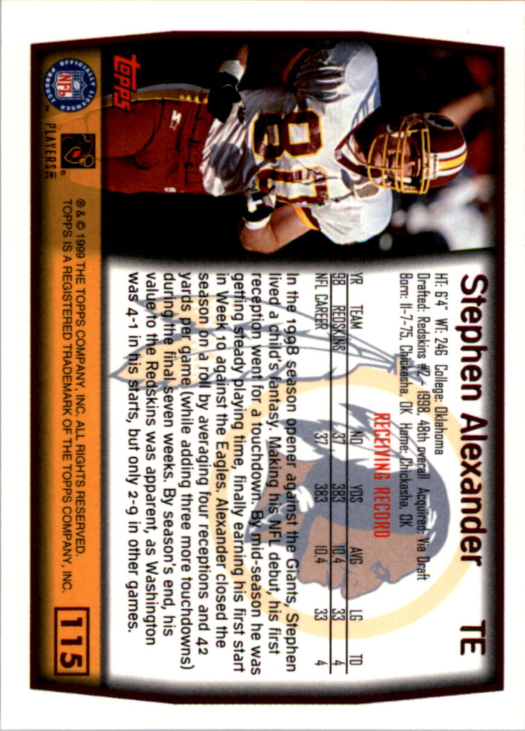 A8422- 1999 Topps Collection Football Cards 1-200 -You Pick- 15+ FREE US SHIP - Picture 223 of 387
