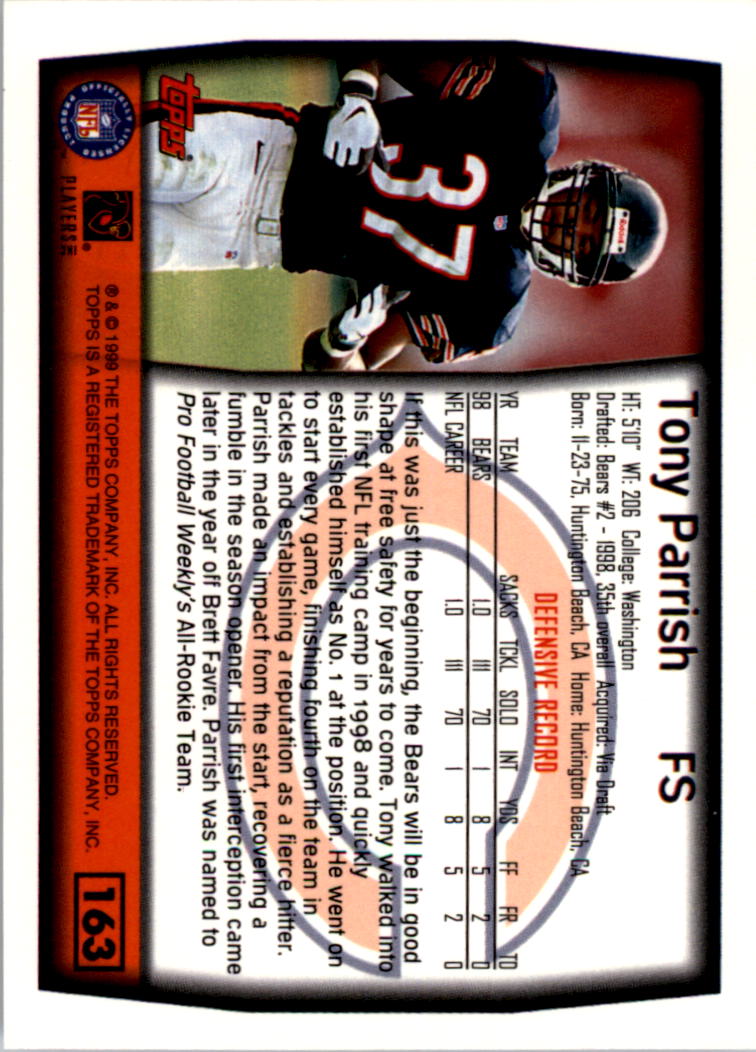 A8422- 1999 Topps Collection Football Cards 1-200 -You Pick- 15+ FREE US SHIP - Picture 315 of 387