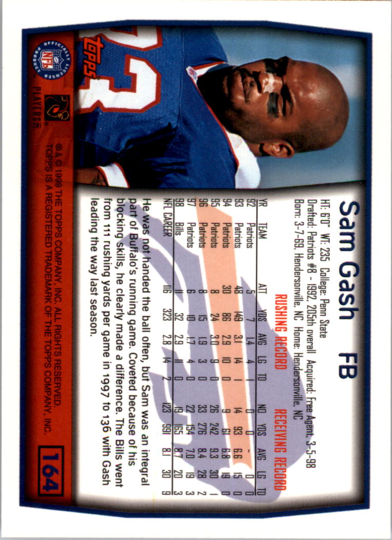 A8422- 1999 Topps Collection Football Cards 1-200 -You Pick- 15+ FREE US SHIP - Picture 317 of 387