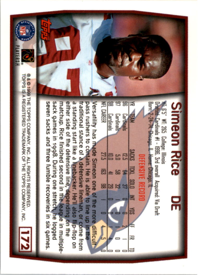 A8422- 1999 Topps Collection Football Cards 1-200 -You Pick- 15+ FREE US SHIP - Picture 333 of 387