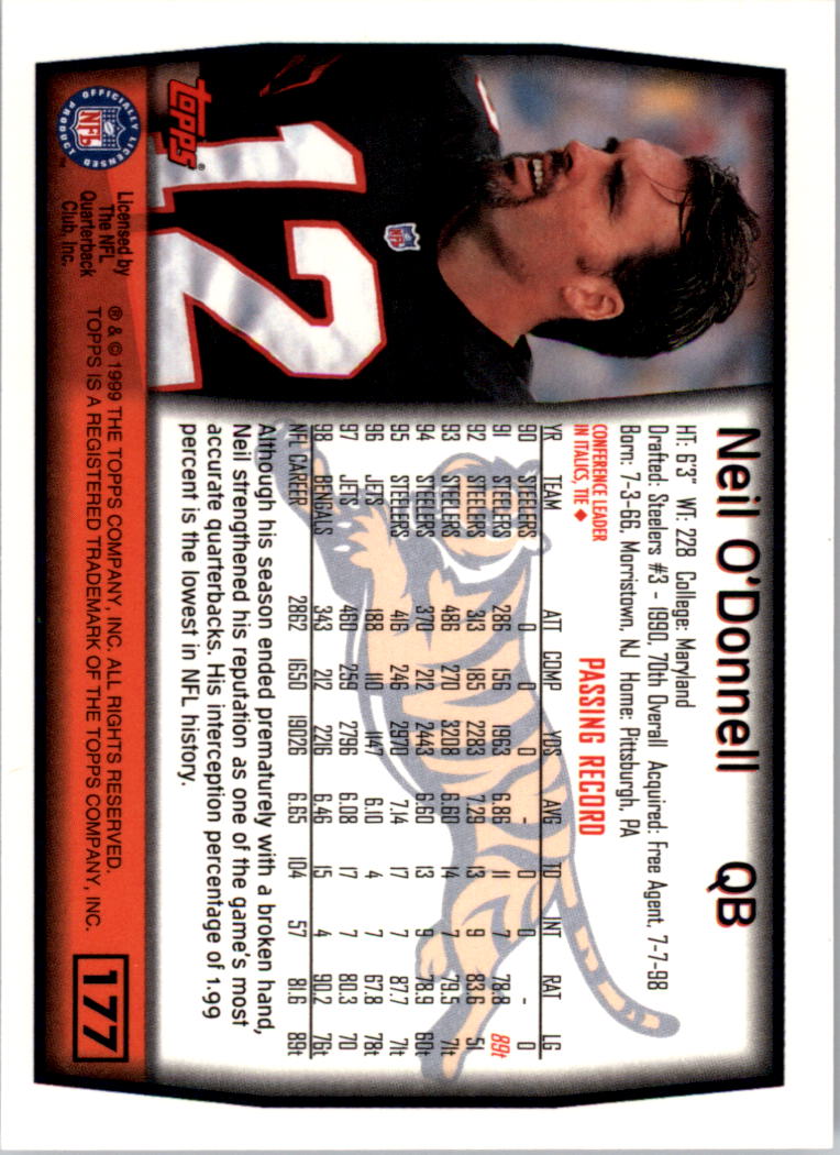 A8422- 1999 Topps Collection Football Cards 1-200 -You Pick- 15+ FREE US SHIP - Picture 343 of 387