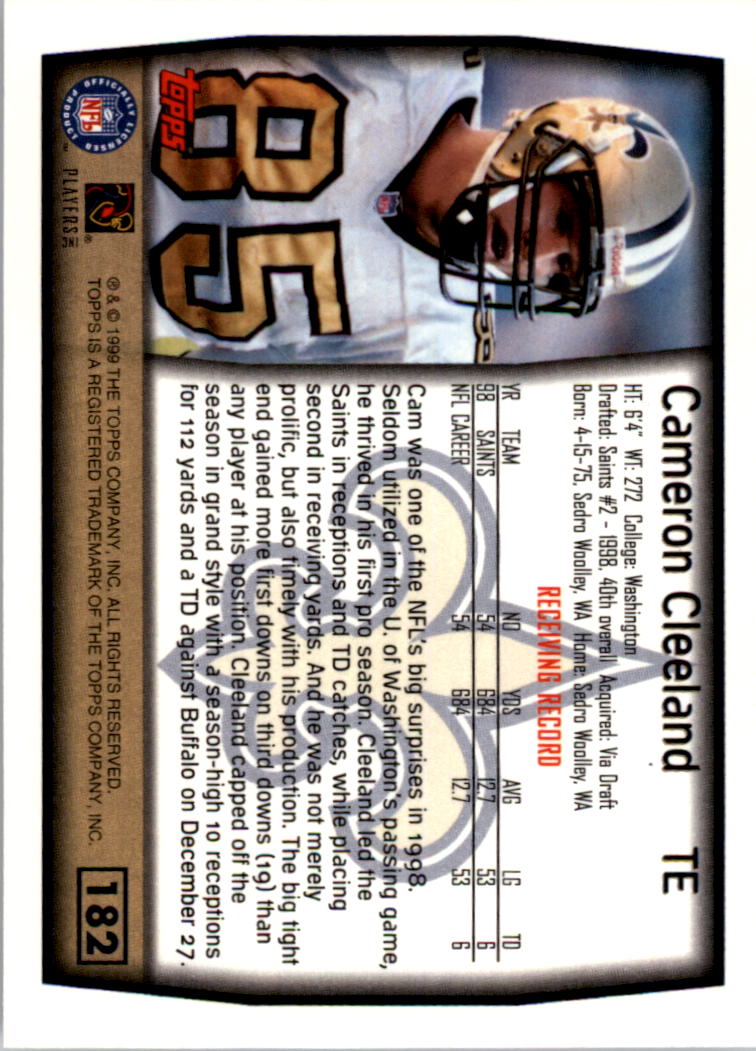 A8422- 1999 Topps Collection Football Cards 1-200 -You Pick- 15+ FREE US SHIP - Picture 351 of 387