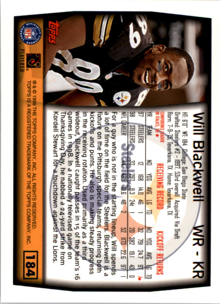 A8422- 1999 Topps Collection Football Cards 1-200 -You Pick- 15+ FREE US SHIP - Picture 355 of 387