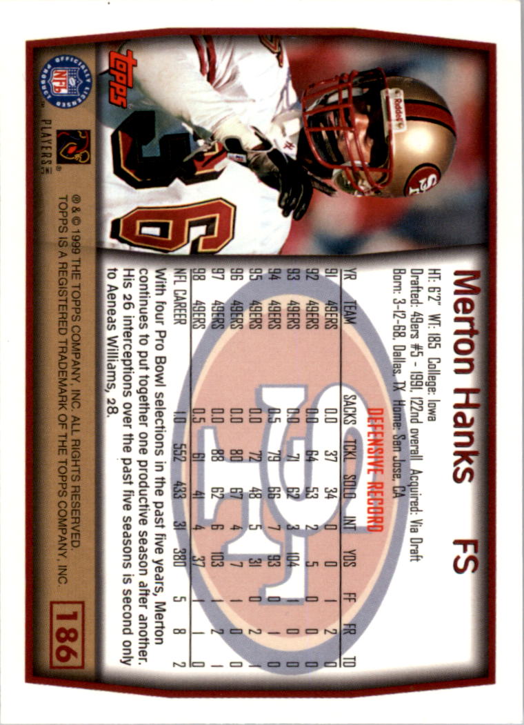 A8422- 1999 Topps Collection Football Cards 1-200 -You Pick- 15+ FREE US SHIP - Picture 359 of 387
