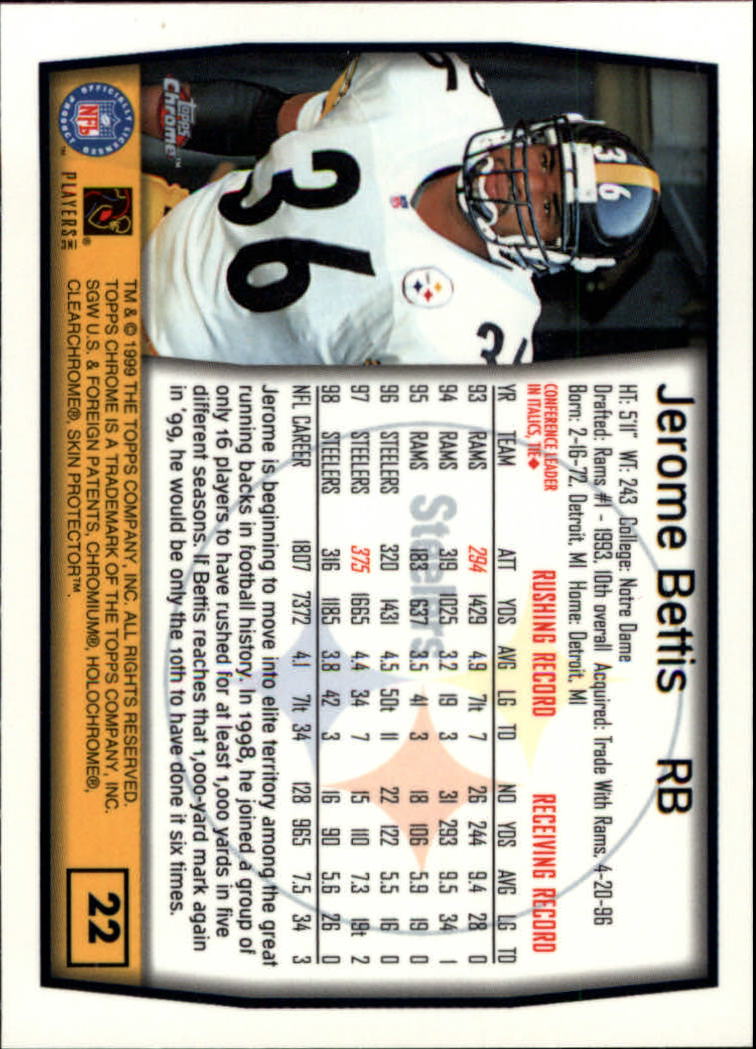 Jerome Bettis cards (1994-2023) Rams Steelers - You Choose