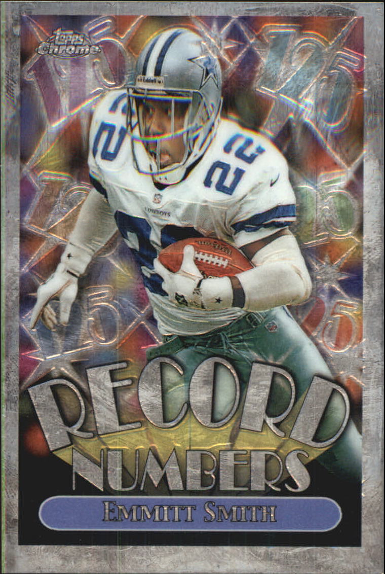 1999 Topps Chrome Record Numbers #RN3 Emmitt Smith
