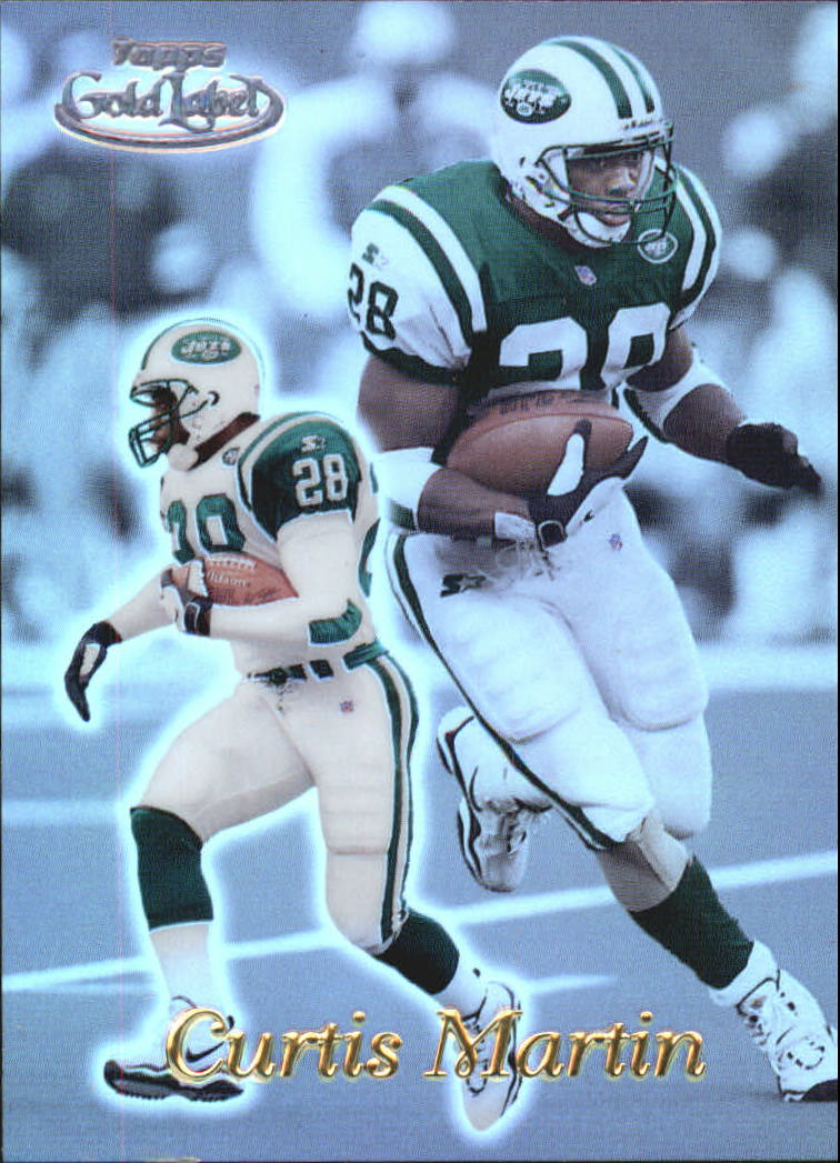 1999 Topps Gold Label Class 2 Black #76 Curtis Martin