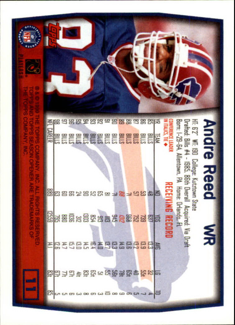 B1290- 1999 Topps Season Opener FB 1-165 +Inserts -You Pick- 15+ FREE US SHIP - Picture 17 of 294