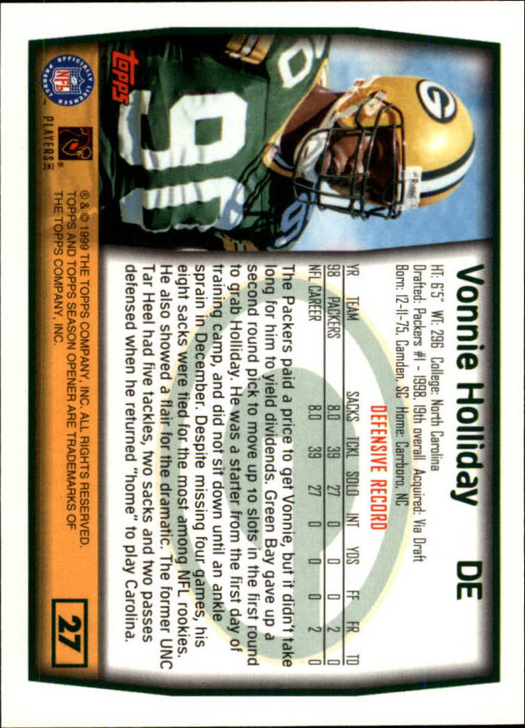 B1290- 1999 Topps Season Opener FB 1-165 +Inserts -You Pick- 15+ FREE US SHIP - Picture 45 of 294
